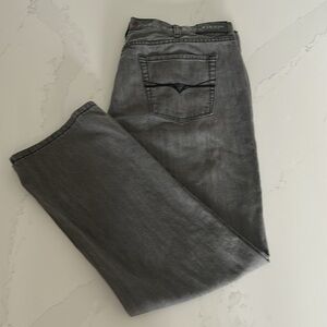 Guess Gray Denim Jeans Del Mar Fit Slim Straight Size 40 X 30